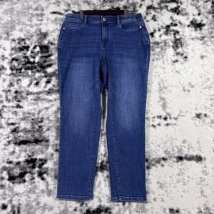 New J Jill Jeans Womens Size 16R‎ Authentic Fit Lyocell Stretch Comfort Casual
